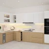 Tủ bếp MDF phủ Melamine: Thiết kế ấn tượng