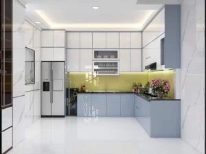 Tủ bếp Bảo Lộc - Ván gỗ công nghiệp MDF lõi xanh kháng ẩm