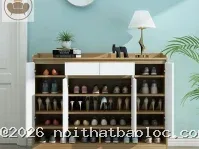 Tủ giày Bảo Lộc - Ván gỗ MDF lõi xanh kháng ẩm - Ảnh 7