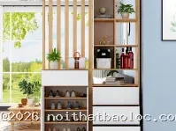 Tủ giày Bảo Lộc - Ván gỗ MDF lõi xanh kháng ẩm
