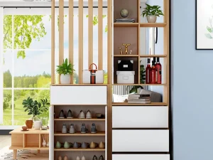 Tủ giày Bảo Lộc - Ván gỗ MDF lõi xanh kháng ẩm