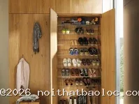 Tủ giày Bảo Lộc - Ván gỗ MDF lõi xanh kháng ẩm - Ảnh 4