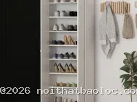Tủ giày Bảo Lộc - Ván gỗ MDF lõi xanh kháng ẩm - Ảnh 2