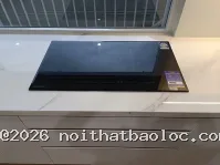 Tủ bếp gỗ cánh Acrylic trắng sáng bóng đẹp - Ảnh 6