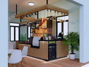 Tủ Quầy Bar – Quầy Cà Phê – Quầy Thu Ngân Gỗ Công Nghiệp