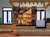 Tủ Quầy Bar – Quầy Cà Phê – Quầy Thu Ngân Gỗ Công Nghiệp - Ảnh 2