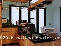 Tủ Quầy Bar – Quầy Cà Phê – Quầy Thu Ngân Gỗ Công Nghiệp - Ảnh 3