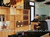 Tủ Quầy Bar – Quầy Cà Phê – Quầy Thu Ngân Gỗ Công Nghiệp - Ảnh 4
