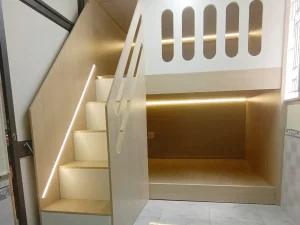 Giường tầng gỗ đóng tại Nội Thất Bảo Lộc