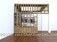 Vách Ngăn Tivi Phòng Khách Gỗ MDF - Nội Thất Bảo Lộc - Ảnh 14