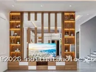 Vách Ngăn Tivi Phòng Khách Gỗ MDF - Nội Thất Bảo Lộc - Ảnh 11
