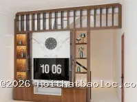 Vách Ngăn Tivi Phòng Khách Gỗ MDF - Nội Thất Bảo Lộc - Ảnh 8