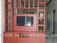 Vách Ngăn Tivi Phòng Khách Gỗ MDF - Nội Thất Bảo Lộc - Ảnh 3