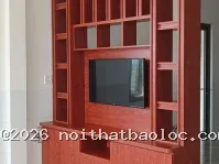 Vách Ngăn Tivi Phòng Khách Gỗ MDF - Nội Thất Bảo Lộc - Ảnh 2