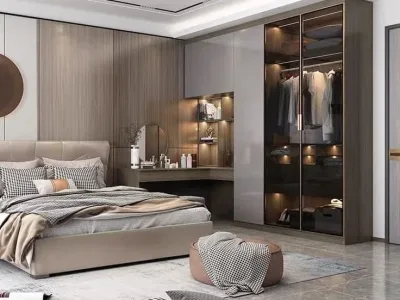 Mẫu Thiết Kế Nội Thất Phòng Ngủ Gỗ MDF Đẹp Hiện Đại 2026