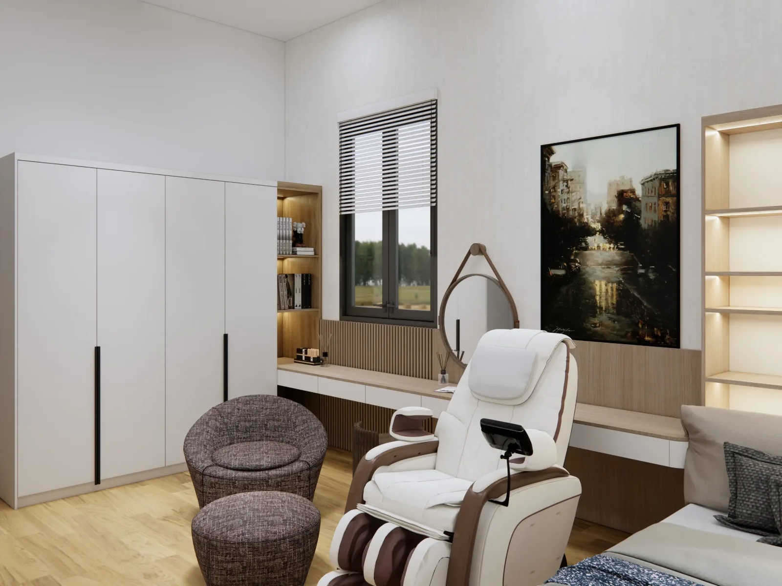 Mẫu Thiết Kế Nội Thất Phòng Ngủ Gỗ MDF Đẹp Hiện Đại 2026 - Ảnh 14