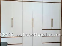 Tủ quần áo 2m4 x 2m4 có ngăn dấu kín khóa NFC (Hộc kéo ẩn)