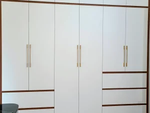 Tủ quần áo 2m4 x 2m4 có ngăn dấu kín khóa NFC (Hộc kéo ẩn)
