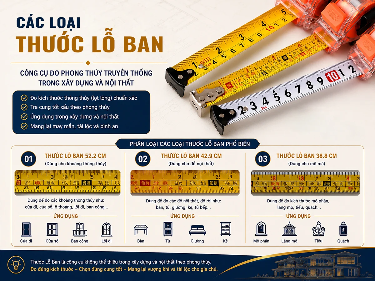 Thước Lỗ Ban - Tra Cứu Thước Lỗ Ban Online Chuẩn Nhất