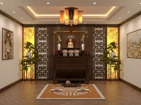 Xu Hướng Vách Phòng Thờ Nhựa Phủ Melamine Cao Cấp